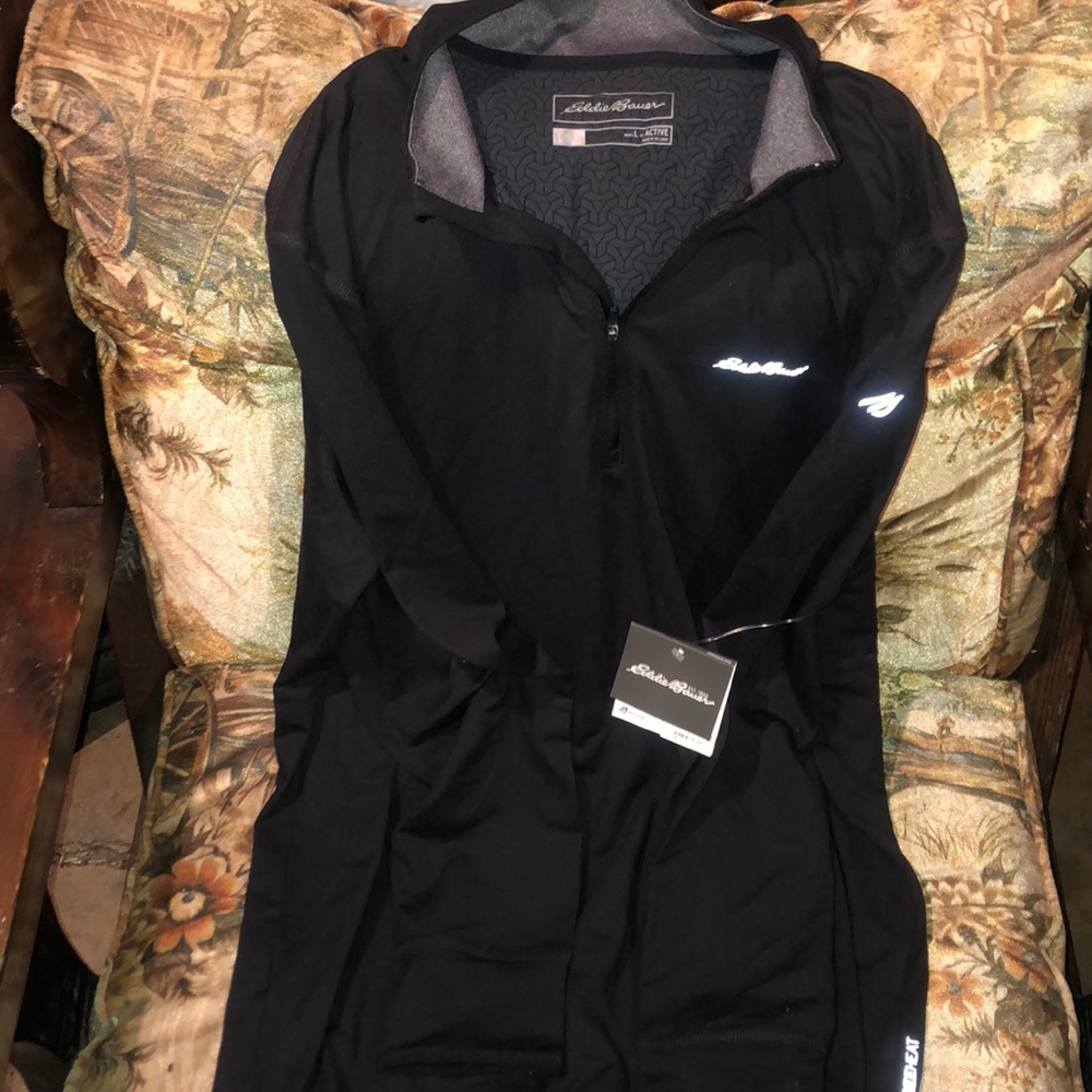 EDDIE BAUER MENS RESOLUTION HALF ZIP ACTIVE WEAR